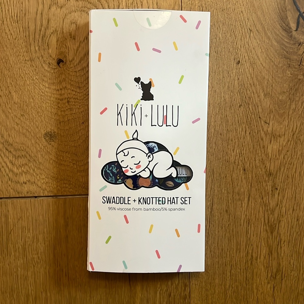 Kiki + Lulu swaddle w/hat